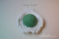 Cuidado de nuestras manos // Lush >> Sugar Scrub, Putty in your hands, manitas y Lemony Flutter