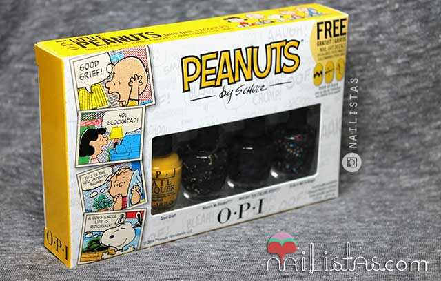 Uñas decoradas de Charlie Brown | OPI Peanuts by Schulz