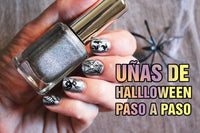 uñas halloween paso a paso