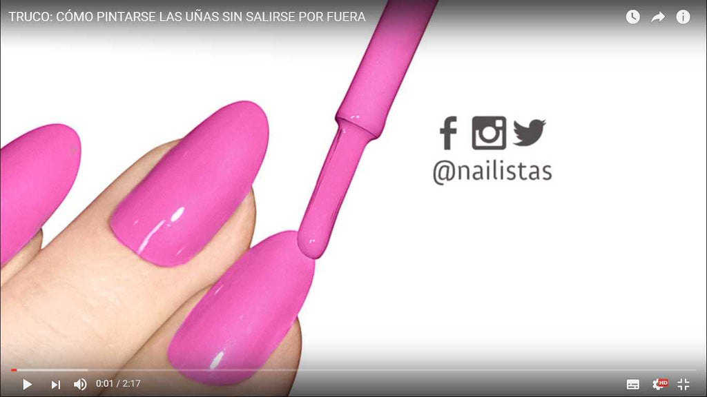 Cómo pintar tus uñas sin salirte en 5 pasos