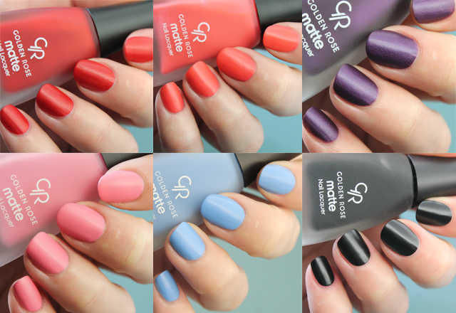 Dónde comprar pintauñas mate? | Esmalte de uñas mate y mate satinado Golden Rose