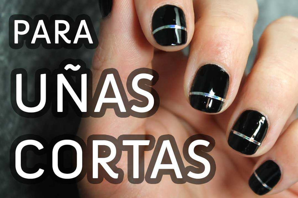 Nail art de fiesta para uñas cortas | Fin de Año