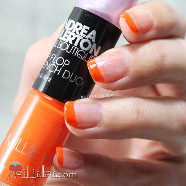 Manicura francesa de verano | Flip Flop French