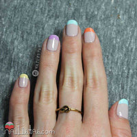 Cómo hacer una manicura francesa de colores paso a paso