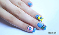 Técnica Saran Wrap paso a paso nail art