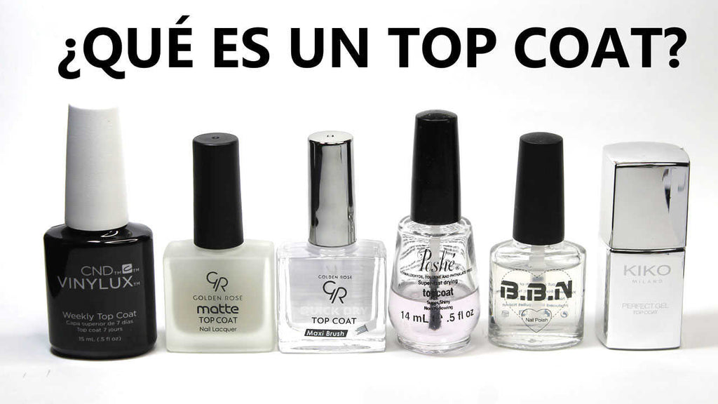 ¿Qué es un top coat de uñas y para que sirve?
