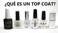 Tipos de top coats y para que se utilizan