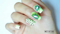 uñas decoradas con kiwi paso a paso