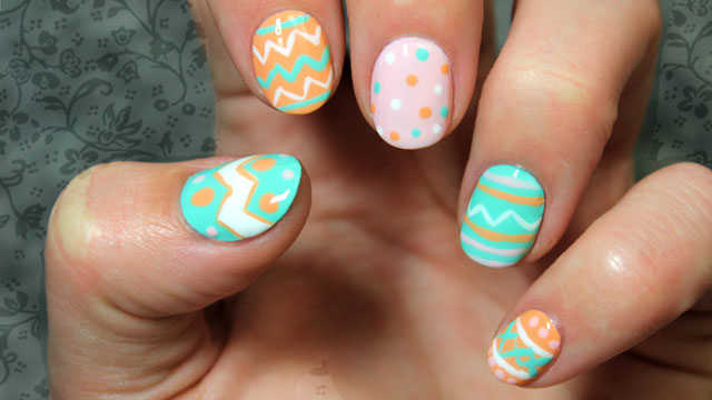 3 uñas decoradas para Pascua paso a paso