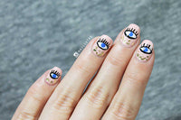 Nail art de ojos paso a paso de alexa chung