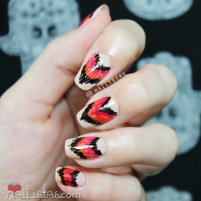 Nail art Cherokee | Uñas decoradas de otoño