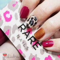 Uñas decoradas con leopardo nail art