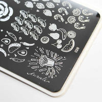 placa de estampación uñas stamping nail art