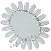 5 Ruedas de nail art transparentes-766
