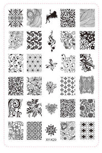 comprar placas de estampación acrílicas para stamping nail art