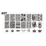 stamping plate uñas