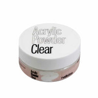 polvo acrílico transparente para uñas esculpidas