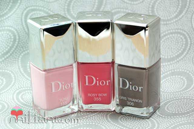 Dior's New Cherie Bow Vernis Nail Polishes in Gris Trianon and