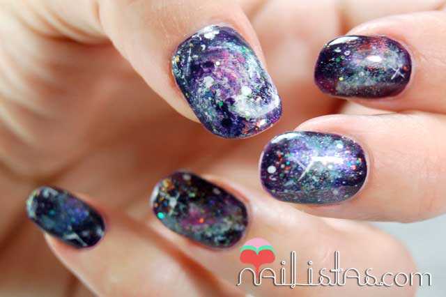 Uñas decoradas con galaxias // Galaxy nails - Nailistas | Esmaltes  permanentes y productos de uñas — Nailistas | Esmaltes permanentes y  productos de uñas — Tienda online de esmaltes permanentes, polygel