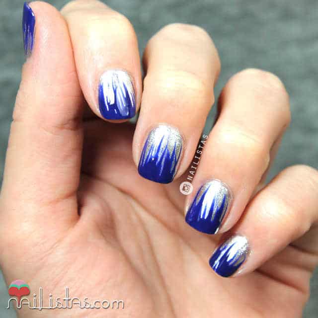 Uñas azul klein y plata | manicura fácil y rápida - Nailistas | Esmaltes  permanentes y productos de uñas — Nailistas | Esmaltes permanentes y  productos de uñas — Tienda online de