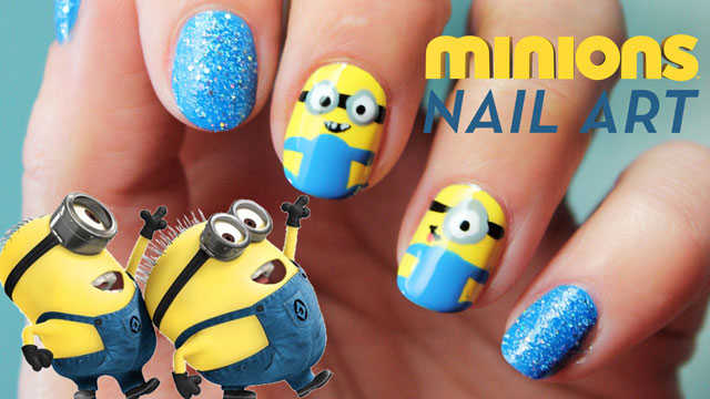 Minions Nail Art Tutorial - Monica Hayworth