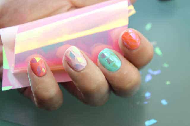 Uñas de Cristal Roto, Broken Glass Nails - Nailistas, Esmaltes permanentes  y productos de uñas — Nailistas