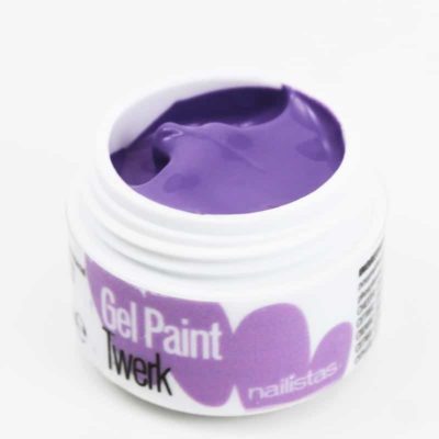 Gel paint nail art gel painting morado violeta
