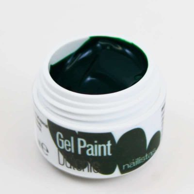Gel paint nail art gel painting verde oscuro