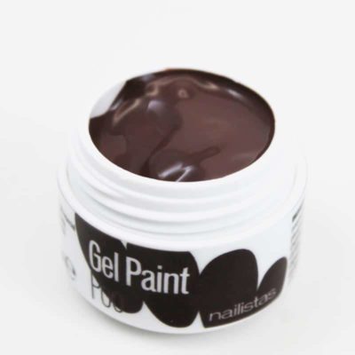 Gel paint nail art gel painting marrón